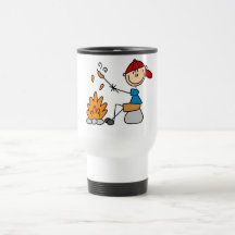 Camper Roasting Hot Dogs Tshirts and Gifts Mug