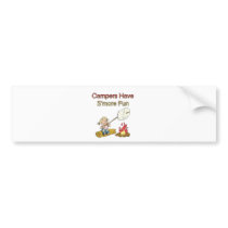 Campers have S'more fun Bumper Stickers