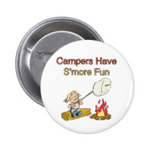 Campers have S'more fun Button
