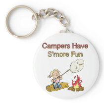 Campers have S'more fun Key Chain