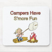 Campers have S'more fun Mousepad