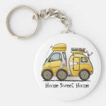 Campeur minuscule Keychains de baisse de larme Porte-clefs