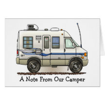 Campeur rv M de Winnebago de Rialta Carte De Vœux