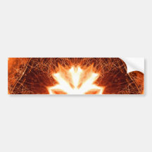 Campfire Flames Bumper Sticker