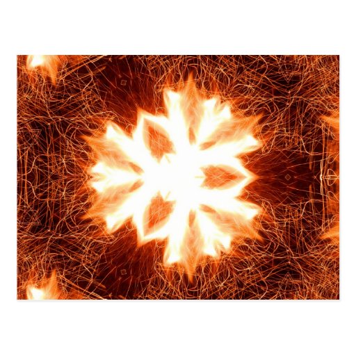 Campfire Flames Postcard