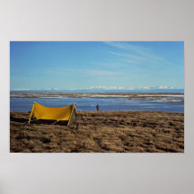 Camping Coastal Plains Print