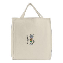 Camping Embroidered Bag