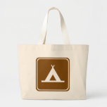 Camping Highway Sign Bag