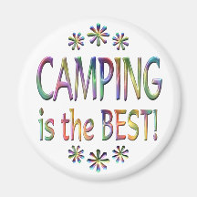 Camping is the Best Refrigerator Magnets