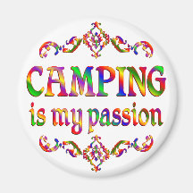 Camping Passion Magnet
