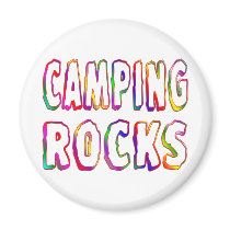 Camping Rocks Magnets