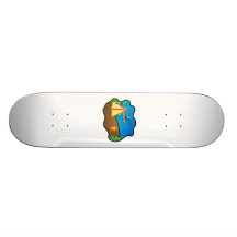 Camping Scene Skate Board Deck