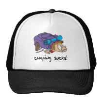 Camping Sucks hats