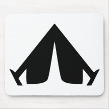 camping tend icon mouse mats