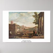 Campo Vaccino By Lorrain Claude Print