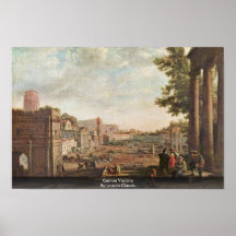 Campo Vaccino By Lorrain Claude Print