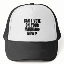 CAN I VOTE ON YOUR MARRIAGE? MESH HATS