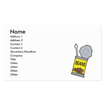 can of beans business cards