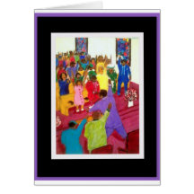 Can Somebody Say Amen Greeting Card