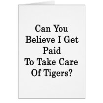Can You Believe I Get Paid To Take Care Of Tigers