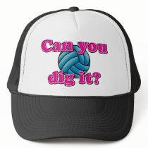 Can you dig it? Volleyball! Mesh Hats