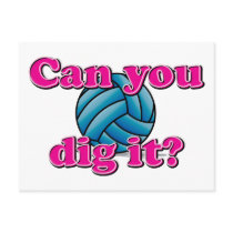 Can you dig it? Volleyball! Post Cards