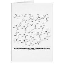 Can You Identify The 20 Amino Acids? (Chemistry)