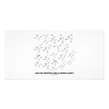 Can You Identify The 20 Amino Acids? (Chemistry) Photo Card Template