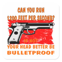 Can You Run 1200 Feet Per Second If Not Your Head Sticker