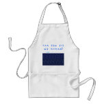 Can You See My Friend? 3D Fun! aprons