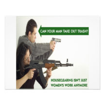 Can YOUR Man Take Out The Trash? Custom Invites