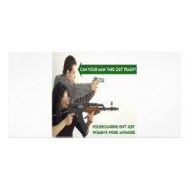 Can YOUR Man Take Out The Trash? Personalized Photo Card