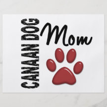 Canaan Dog Mom 2 Personalized Flyer