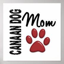 Canaan Dog Mom 2 Posters