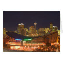 Canada, Alberta, Calgary: City Skyline from Card