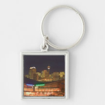 Canada, Alberta, Calgary: City Skyline from Keychain
