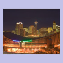 Canada, Alberta, Calgary: City Skyline from posters