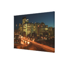 Canada, Alberta, Calgary: Downtown Calgary, Gallery Wrap Canvas