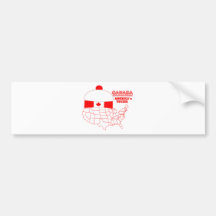 Canada -America's Cool Tuque Bumper Stickers
