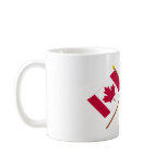 Canada and Nagorno-Karabach Crossed Flags Coffee Mug