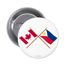 Canada and Philippines Crossed Flags