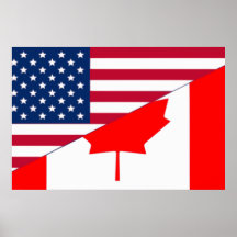 Canada And Usa, hybrids Print