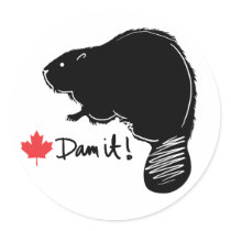 Canada Beaver 1 Sticker