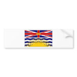 Canada British Columbia Flag Bumper Sticker