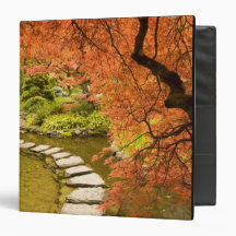 CANADA, British Columbia, Victoria. Autumn Vinyl Binders