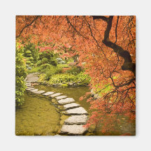 CANADA, British Columbia, Victoria. Autumn Fridge Magnet
