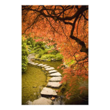 CANADA, British Columbia, Victoria. Autumn Photographic Print