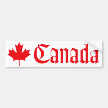 Canada Bumper Sticker