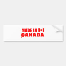 CANADA BUMPER STICKERS