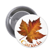Canada Button Canada Maple Leaf Souvenir Buttons